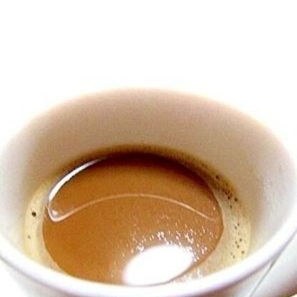 牛乳で作るコーヒーはまろやかです♡
ハマります（*^^*）ｖ